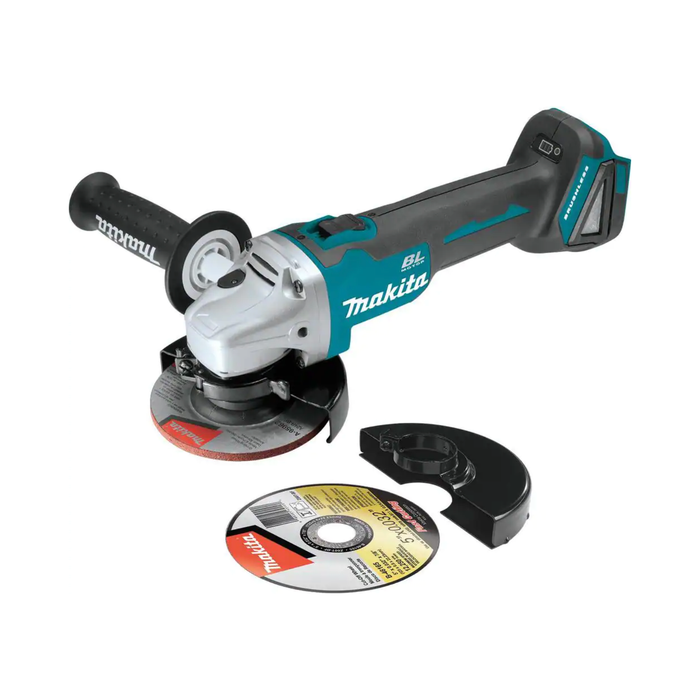 Dark Slate Gray Makita 18V LXT Brushless 4-1/2 in./5 in. Cut-Off/Angle Grinder (Tool-Only)