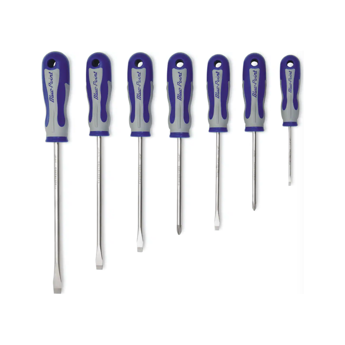 Gray Blue Point Soft Grip Screwdrivers 28 Sizes Available
