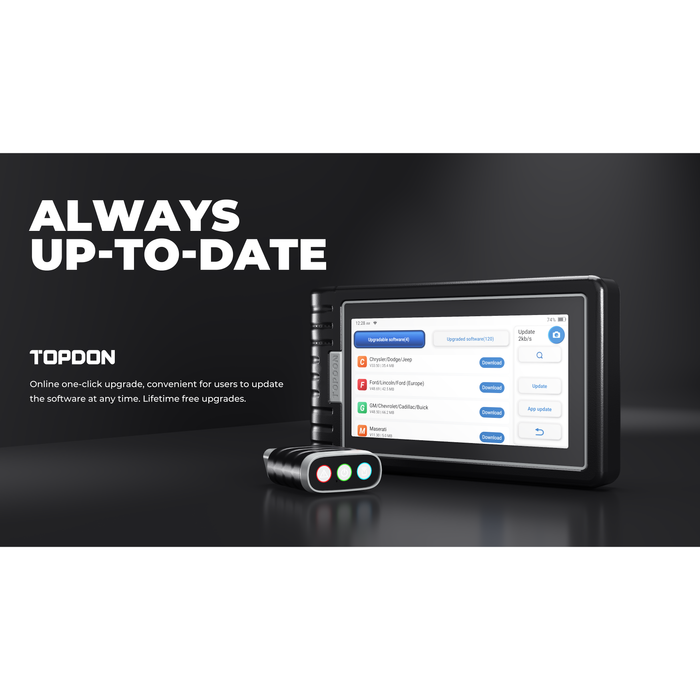Dark Slate Gray TOPDON Diagnostic Scan Tool Bluetooth ArtiDiag 800BT