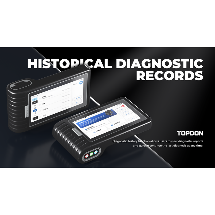 Black TOPDON Diagnostic Scan Tool Bluetooth ArtiDiag 800BT