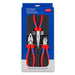 Tan Knipex 3pc Assembly Pack Plier Set - Combination / Diagonal and Needle Nose Pliers