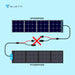Pale Turquoise BLUETTI PV200 Portable Solar Panel (200W) Solar Panel