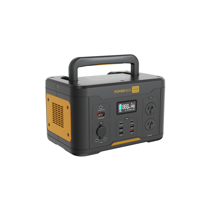 Dark Slate Gray Powerness Hiker U1000 Portable Power Station, Solar Generator