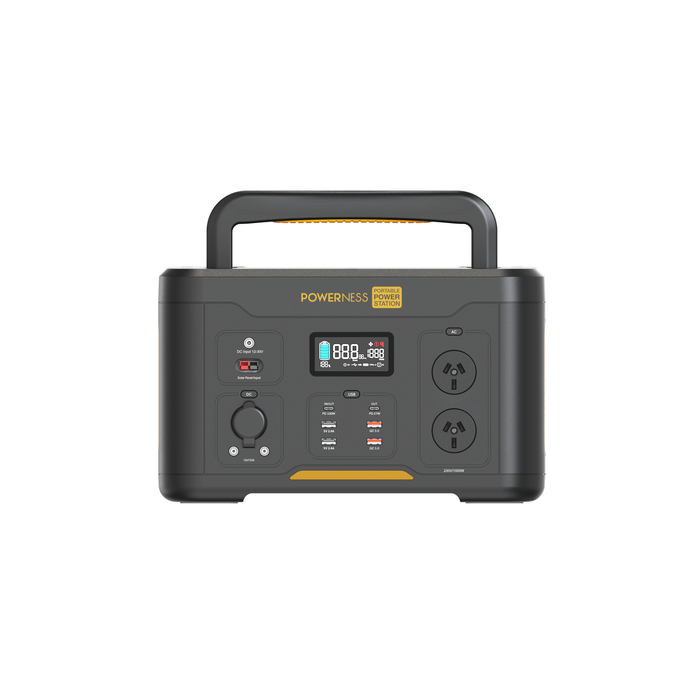 Dark Slate Gray Powerness Hiker U1000 Portable Power Station, Solar Generator