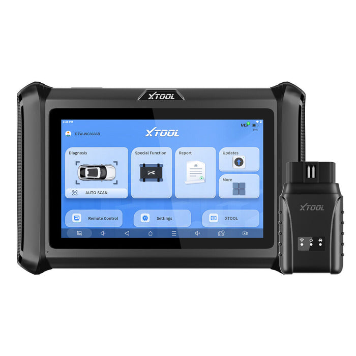 Dark Slate Gray XTOOL XT70W Car Diagnostic Scan Tool, Key Coding, Odometer Correction Diagnostic Scanner