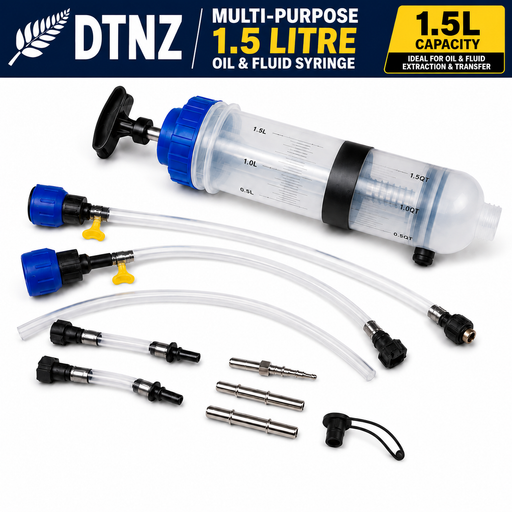 White Smoke DTNZ Multi-Purpose 1.5 Litre Oil & Fluid Syringe Fluid Extractor