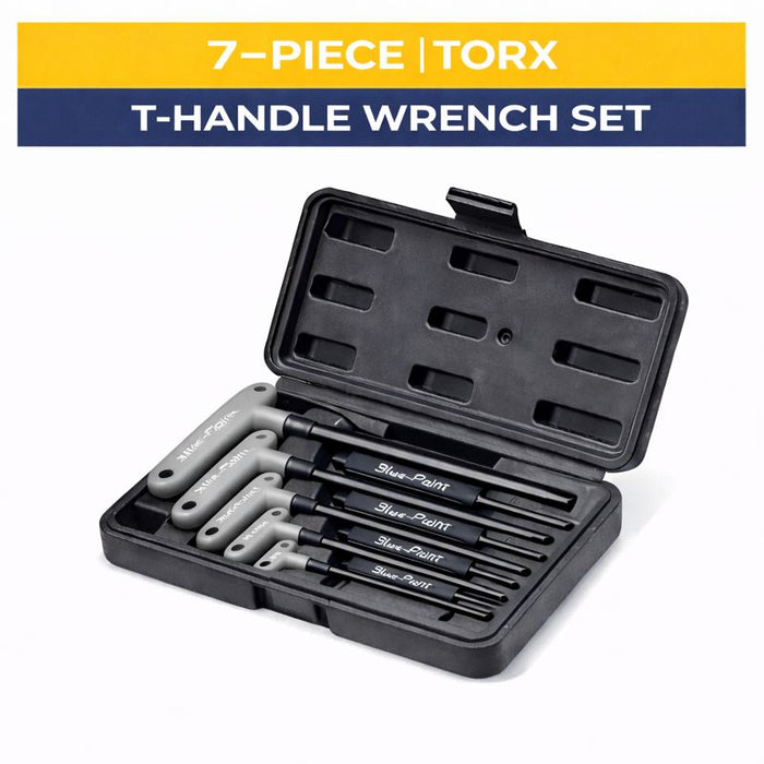 White Smoke Blue Point BLP7TWTS 7-Piece Torx T-Handle Wrench Set Torx Keys