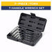 White Smoke Blue Point BLP7TWTS 7-Piece Torx T-Handle Wrench Set Torx Keys