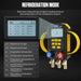 Dark Slate Gray AUTOOL LM160 Air Conditioning Refrigerant Leak Detector Digital Manifold Gauges Air Conditioning Gauge