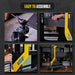 Dark Slate Gray AUTOOL 3 Shelf Diagnostic Scanner Tool Cart, Tool Trolley, With Storage Draw Diagnostic cart
