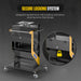 Dark Slate Gray AUTOOL 3 Shelf Diagnostic Scanner Tool Cart, Tool Trolley, With Storage Draw Diagnostic cart