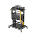 Dark Slate Gray AUTOOL 3 Shelf Diagnostic Scanner Tool Cart, Tool Trolley, With Storage Draw Diagnostic cart