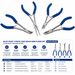 White Smoke Blue-Point 4 Piece Long Reach Mini Pliers Set – BDGPL400LMP Pliers