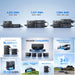 Light Blue Bluetti B300K Expansion Battery & USB/12V DC Power Station 2 | 2765WH Power Station