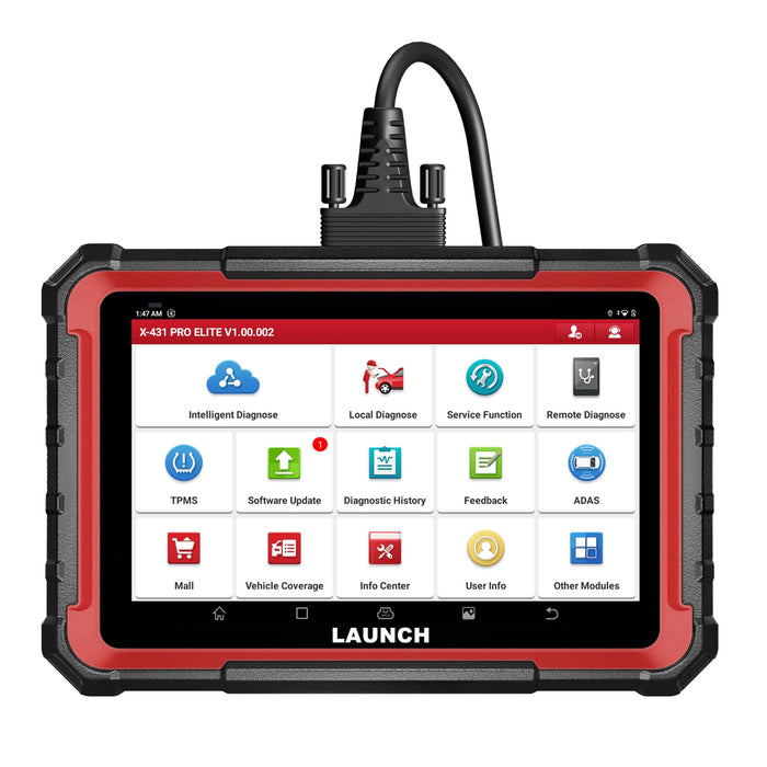 Pale Violet Red LAUNCH X431 PROS Elite Full System Bidirectional Scan Tool Diagnostic Scan Tool
