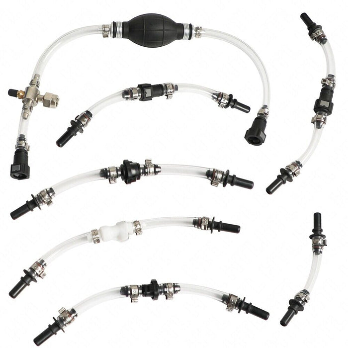 Dark Slate Gray DTNZ Diesel Engine Fuel Primer Priming & Bleeding Tool Kit