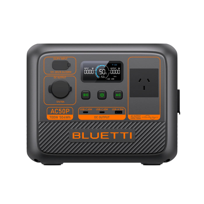 Dark Slate Gray BLUETTI AC50P Portable Power Station | 700W Output, 504WH Capacity Power Station