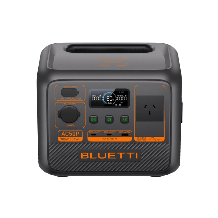 Dark Slate Gray BLUETTI AC50P Portable Power Station | 700W Output, 504WH Capacity Power Station