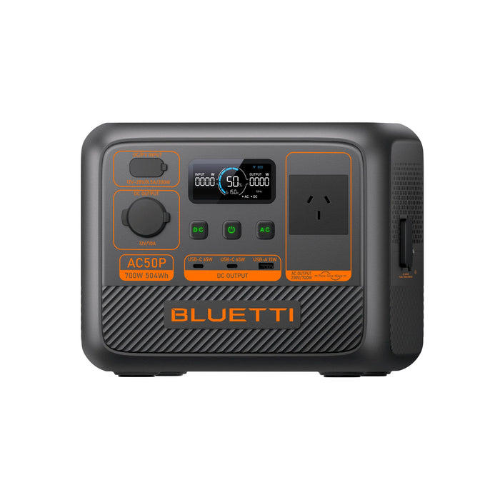 Dark Slate Gray BLUETTI AC50P Portable Power Station | 700W Output, 504WH Capacity Power Station