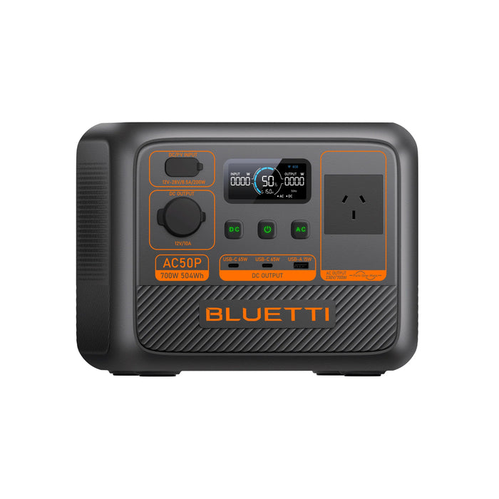 Dark Slate Gray BLUETTI AC50P Portable Power Station | 700W Output, 504WH Capacity Power Station