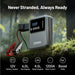 Black TOPDON V1200 Air Jump Starter & Air Compressor – 1200A Portable Power Pack Vehicle Jump Starters