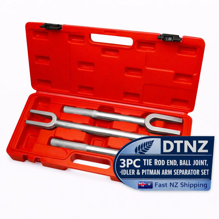 White Smoke DTNZ 3pce Tie Rod End Ball Joint Idler Pitman Arm Separator Remover Pry Fork Tool Kit Automotive Specialty Tools