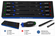 White Smoke Blue-Point 8 Piece Screwdriver Set in EVA Foam Tray – BLPEVA25 Screwdrivers
