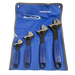 Steel Blue Blue Point Adjustable Wrench Set, Soft Grip, 4pcs Wrenches