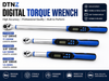 White Smoke DTNZ Professional Digital Torque Wrench – 3/8" & 1/2" Drive Torque Wrench