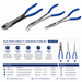 White Smoke Blue-Point 3 Piece 11" Long Reach Pliers Set – BDGPL300LR Pliers