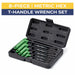 White Smoke Blue Point BLP8TWMS 8-Piece Metric Hex T-Handle Wrench Set Hex Keys