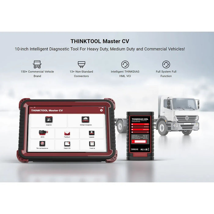 THINKCAR Thinktool Master CV 24V Commercial Vehicle Diagnostic Scan Tool