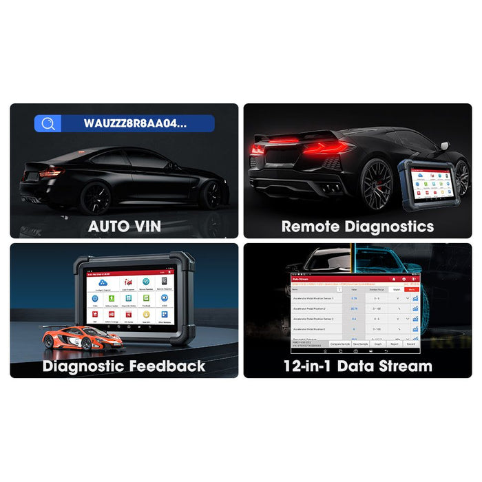 Black LAUNCH X431 PRO DYNO 8" Full System OBD 2 Diagnostic Scan Tool (NEW 2023) Diagnostic Scanner