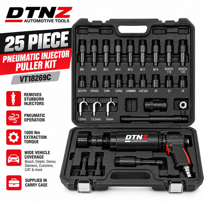DTNZ 25PC Pneumatic Diesel Injector Puller & Removal Kit