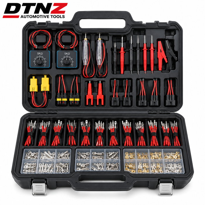 DTNZ 92PC Automotive Electrical Test Lead & Terminal Kit with Potentiometers