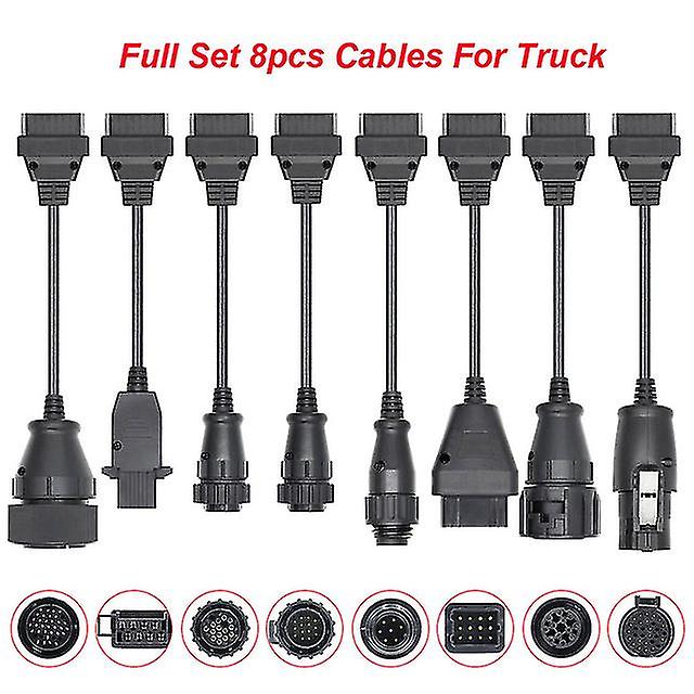 Dark Slate Gray HD Truck & Commercial Vehicle OBD2 Cable Plug Adapters