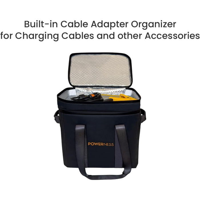 Gray Powerness Portable Power Station Carrying Case For Hiker U1000/U1500 Power Station