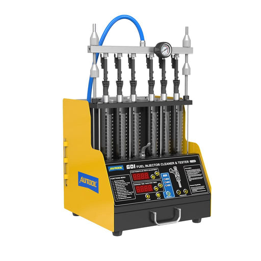 Light Goldenrod AUTOOL CT400 Fuel Injector Cleaner & Fuel Injector Tester GDI Fuel Injector Cleaner