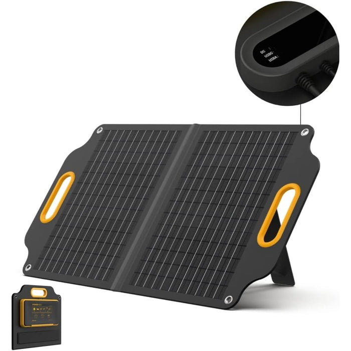 Dark Slate Gray Powerness 40 Watt Portable Solar Panel Solar Panel