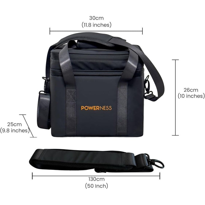 Dark Slate Gray Powerness Portable Power Station Carrying Case For Hiker 300/500