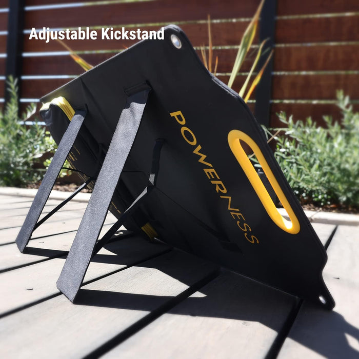 Light Gray Powerness 40 Watt Portable Solar Panel Solar Panel