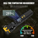 Black AUTOOL LM55 Pipe Clamp Temperature Measuring Instrument Temperature Clamp