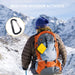 Light Gray Powerness Portable Charger 10050mAh Hiker U36 Power Bank Charger With LED Light