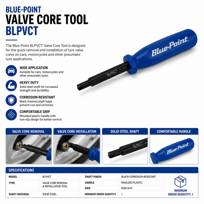 Blue-Point Valve Core Tool – BLPVCT