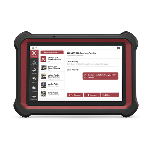 Dark Slate Gray Thinkcar Thinktool X10 – Advanced Diagnostic Tablet with Remote Support & 35+ Service Functions Diagnostic Scan Tool