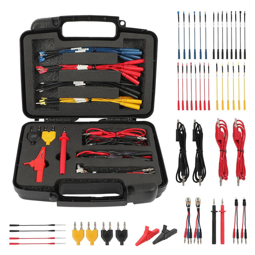 Dark Slate Gray AUTOOL 48PCS Silicone Multimeter Test Leads Kit Test Lead Kit