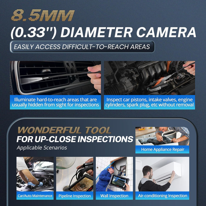 Autel MV108S Inspection Camera 8.5mm Video Scope