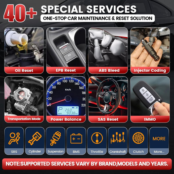 Dark Slate Gray Autel MaxiCOM MK900-TS TPMS & Diagnostic Scan Tool (CAN FD / DoIP / Bi-Directional) Diagnostic Scan Tool