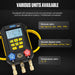 Black AUTOOL LM160 Air Conditioning Refrigerant Leak Detector Digital Manifold Gauges Air Conditioning Gauge