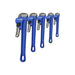 Dark Slate Blue Blue Point Pipe Wrench 6 Piece Kit